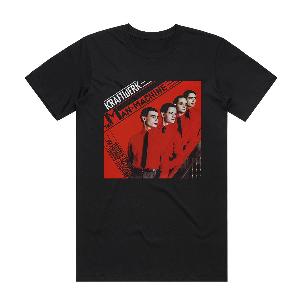 Kraftwerk Die Mensch Maschine 2 Album Cover T-Shirt Black – ALBUM COVER ...