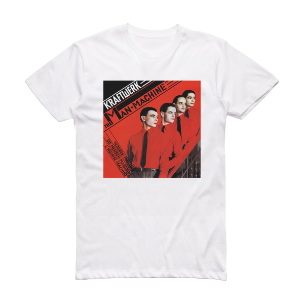 Kraftwerk Die Mensch Maschine 2 Album Cover T-Shirt White