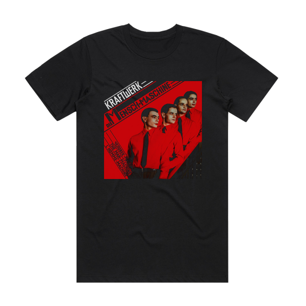 Kraftwerk Die Mensch Maschine 3 Album Cover T-Shirt Black