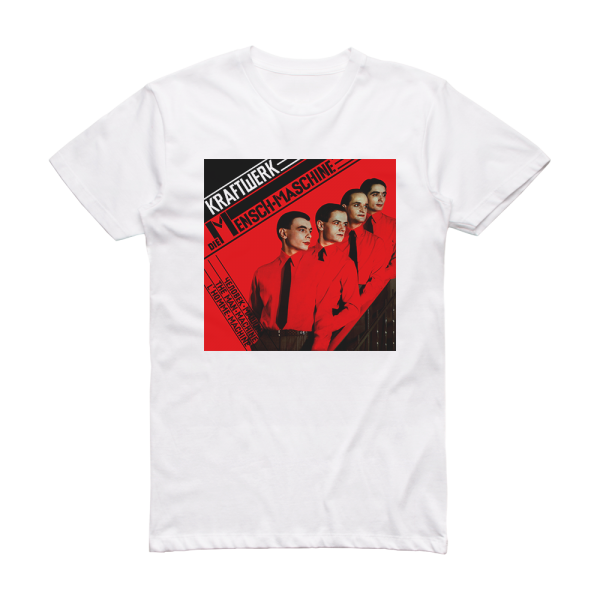 Kraftwerk Die Mensch Maschine 3 Album Cover T-Shirt White