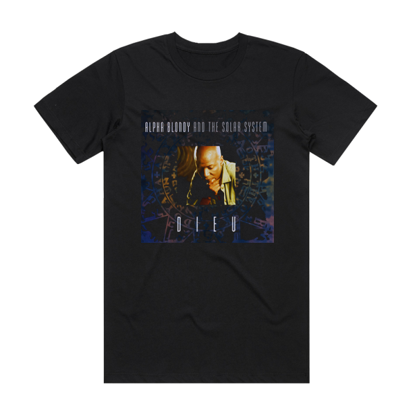 Alpha Blondy Dieu Album Cover T-Shirt Black