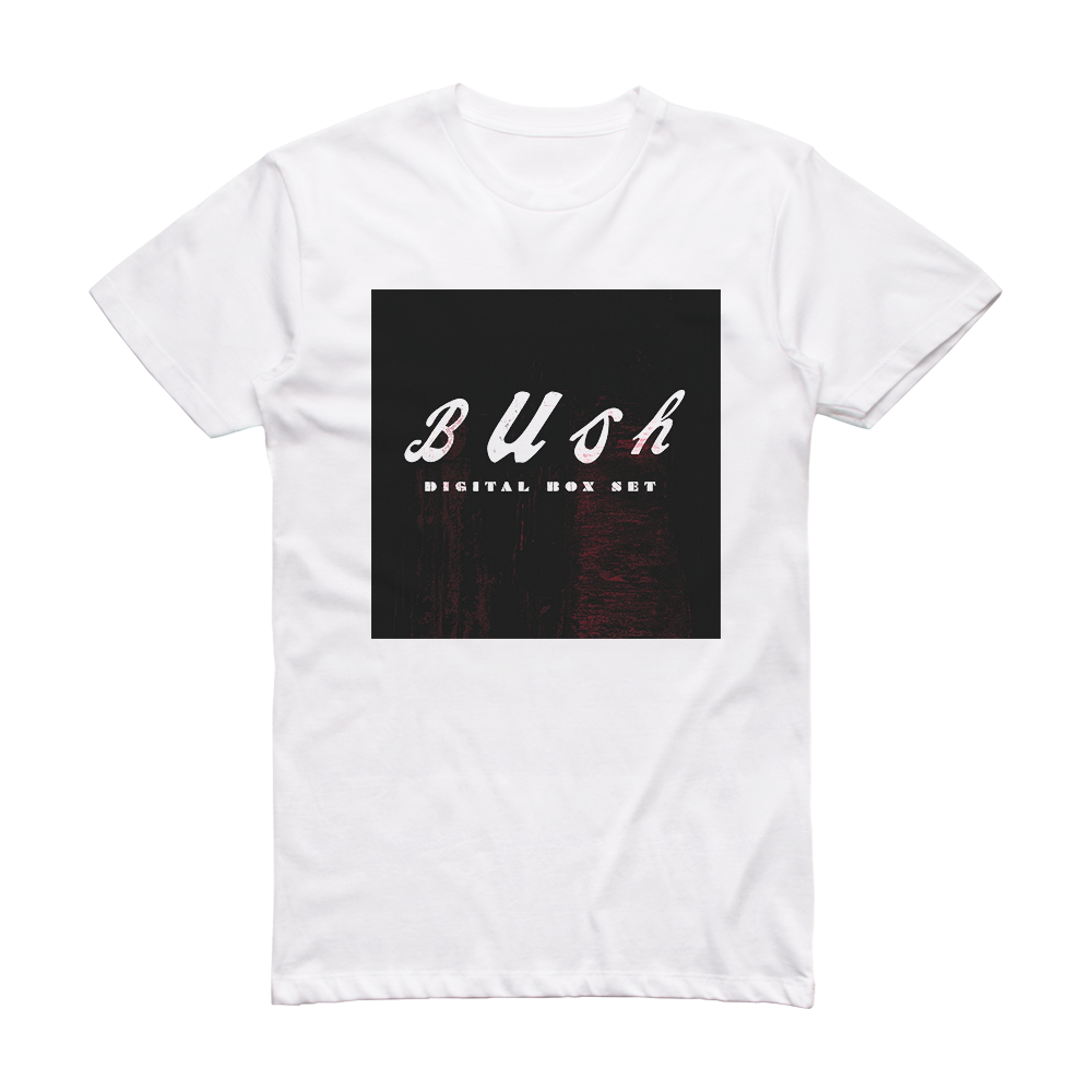 Bush Digital Box Set Album Cover TShirt White ALBUM COVER TSHIRTS