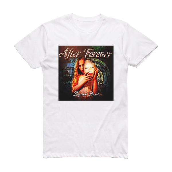 After Forever Digital Deceit Album Cover T-Shirt White