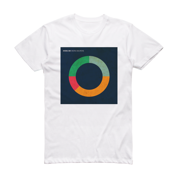 Model 500 Digital Solutions Album Cover T-Shirt White