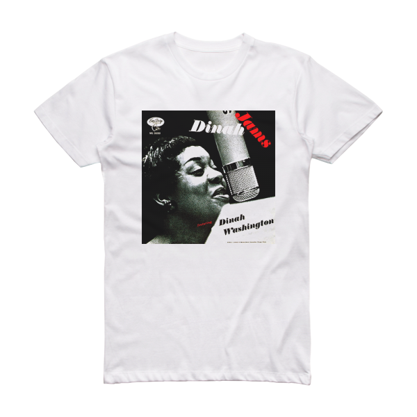 Dinah Washington Dinah Jams Album Cover T-Shirt White