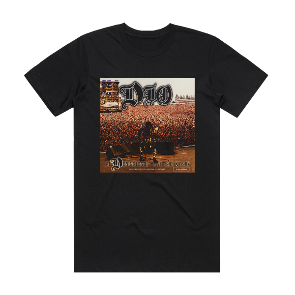 Dio Dio At Donington Uk Live 1983 1987 Album Cover T-Shirt Black