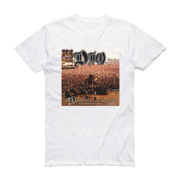 Dio Dio At Donington Uk Live 1983 1987 Album Cover T-Shirt White