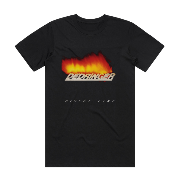 Dedringer Direct Line Album Cover T-Shirt Black