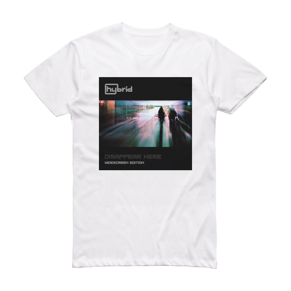 Hybrid Disappear Here Album Cover T-Shirt White