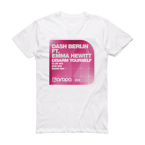 Dash Berlin Disarm Yourself Album Cover T-Shirt White