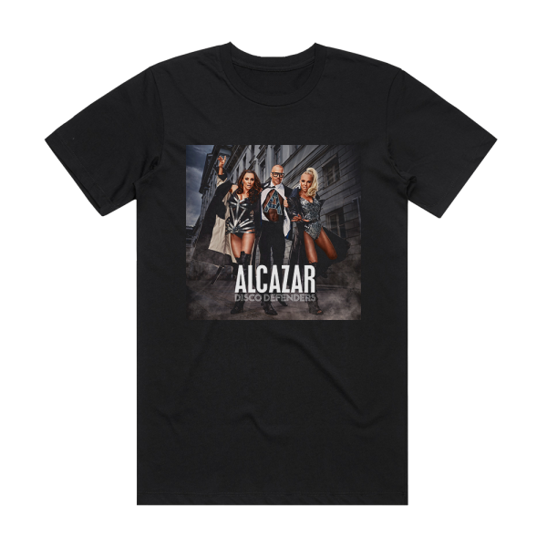 Alcazar Disco Defenders Album Cover T-Shirt Black