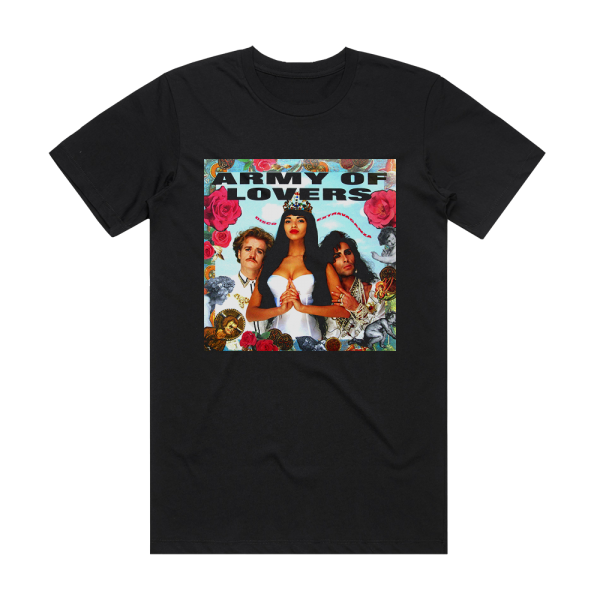 Army of Lovers Disco Extravaganza Army Of Lovers Album Cover T-Shirt Black