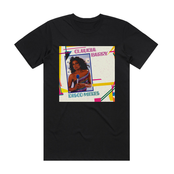 Claudja Barry Disco Mixes Album Cover T-Shirt Black