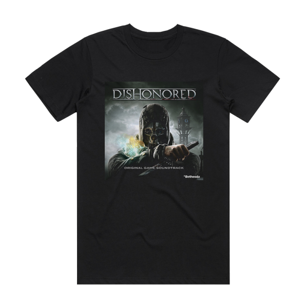 Daniel Licht Dishonored Original Game Soundtrack Album Cover T-Shirt Black