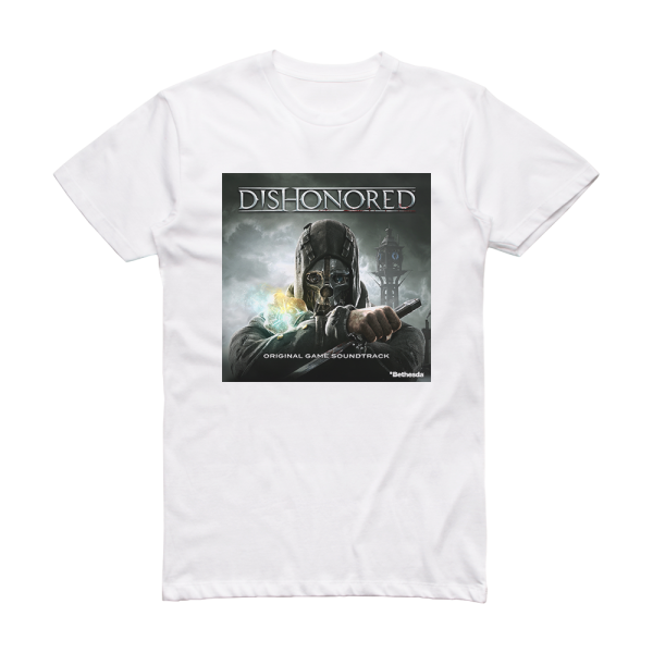 Daniel Licht Dishonored Original Game Soundtrack Album Cover T-Shirt White