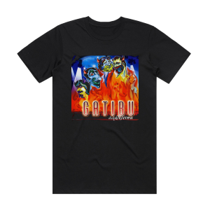 Gatibu Disko Infernu Album Cover T-Shirt Black