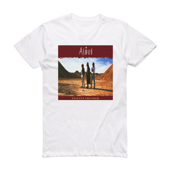 Aswad Distant Thunder Album Cover T-Shirt White