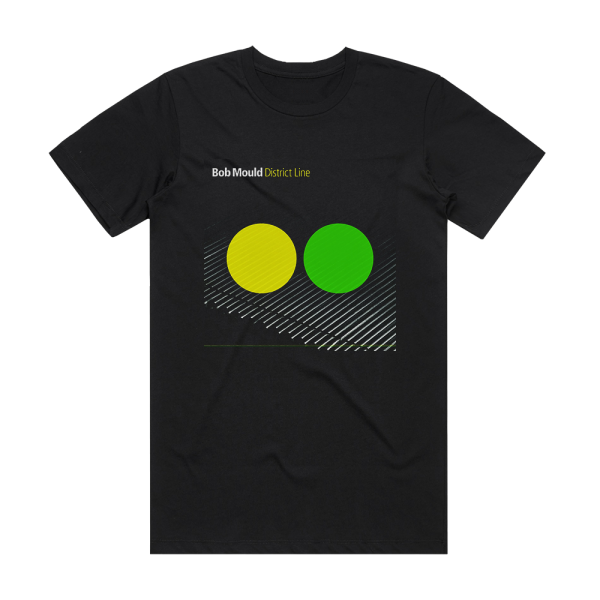 Bob Mould District Line Album Cover T-Shirt Black