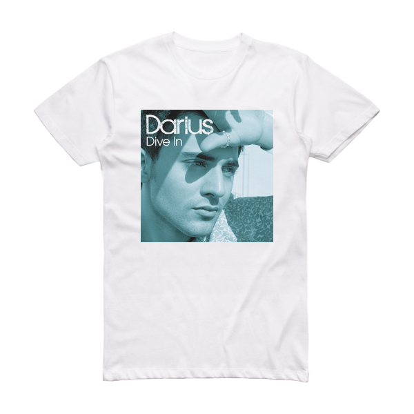 Darius Dive In Album Cover T-Shirt White