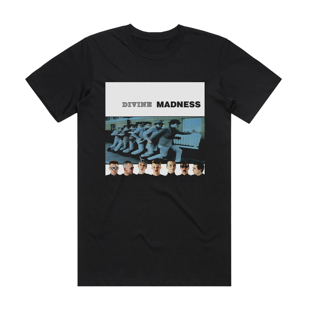 Madness Divine Madness Album Cover T-Shirt Black – ALBUM COVER T-SHIRTS