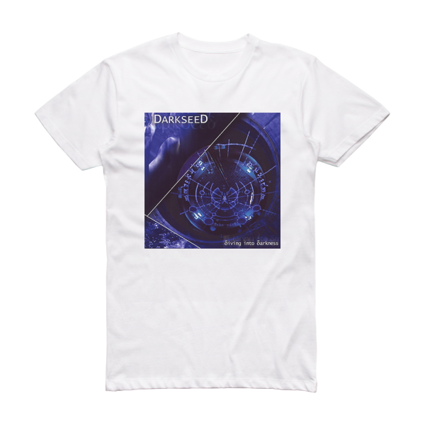 Darkseed Diving Into Darkness Album Cover T-Shirt White