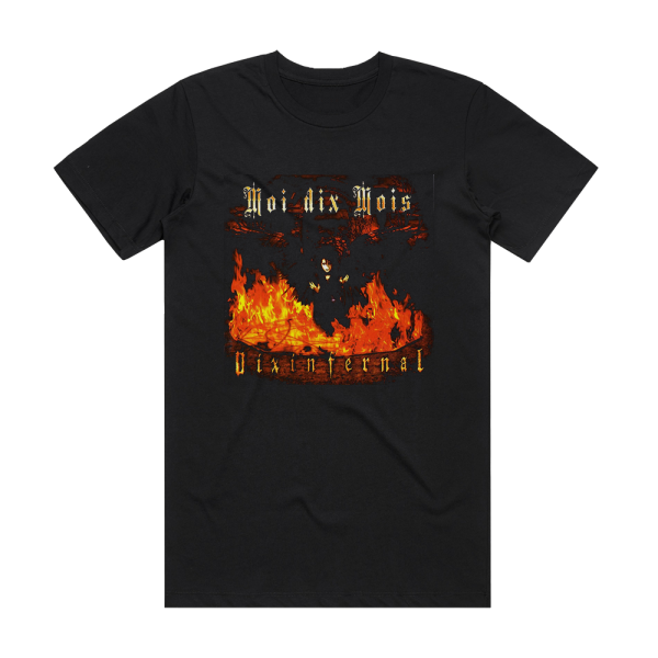 Moi dix Mois Dix Infernal Album Cover T-Shirt Black