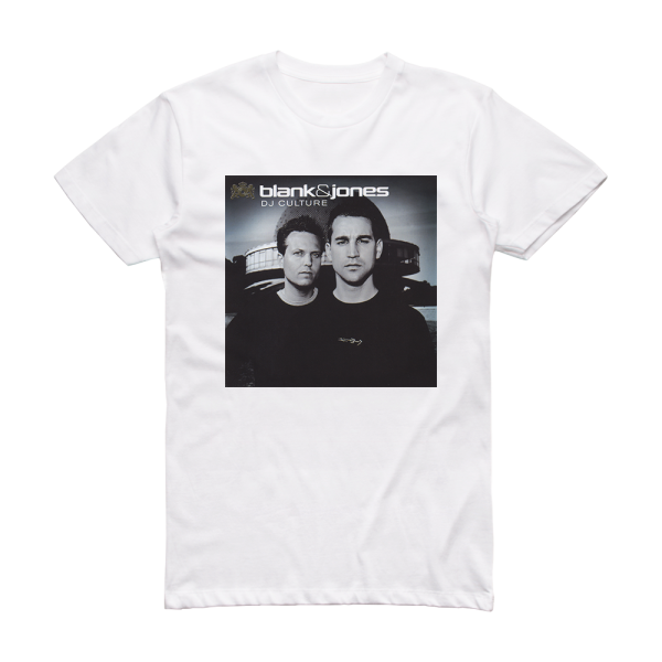 Blank and Jones Dj Culture Album Cover T-Shirt White