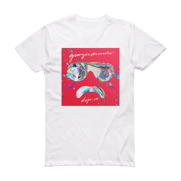 Giorgio Moroder Dj Vu 1 Album Cover T-Shirt White