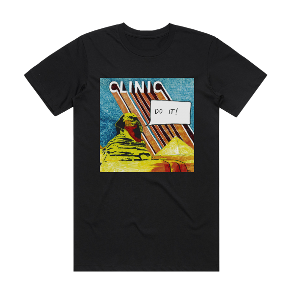 Clinic Do It Album Cover T-Shirt Black