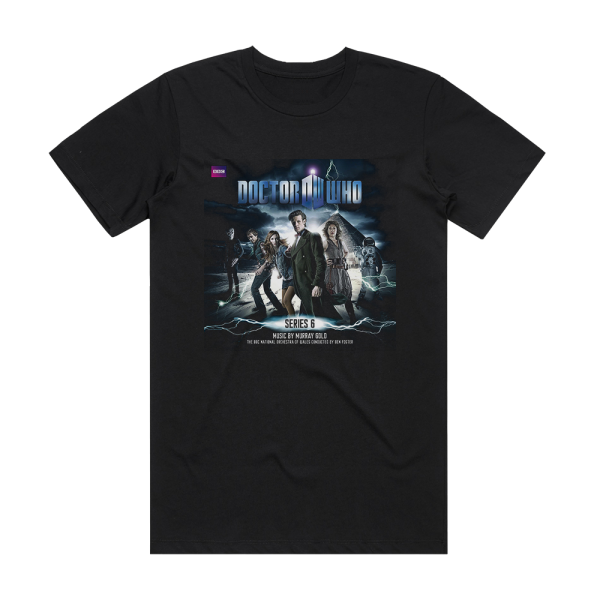 Murray Gold Doctor Who Series 6 Album Cover T-Shirt Black