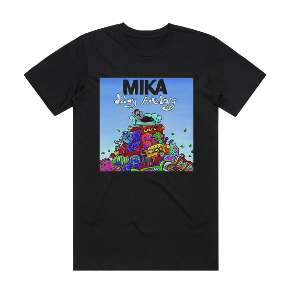 Mika Dodgy Holiday Album Cover T-Shirt Black