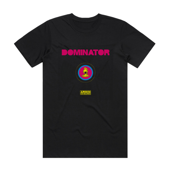 Armin van Buuren Dominator 1 Album Cover T-Shirt Black