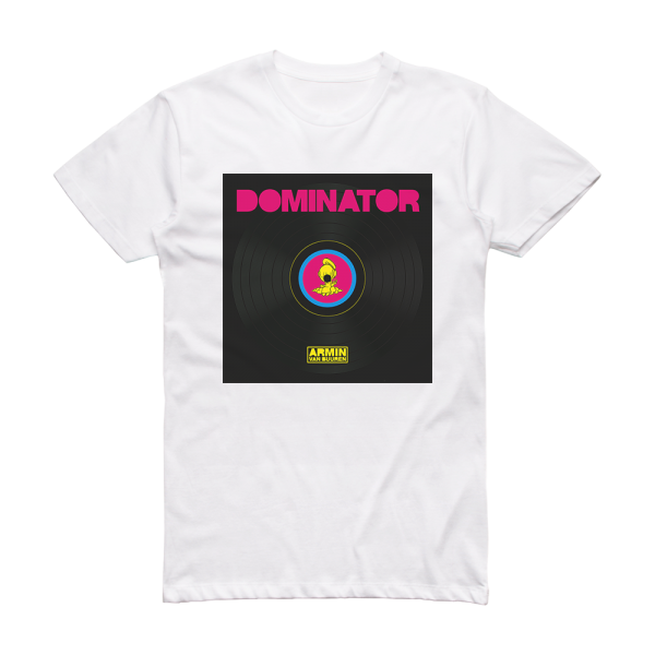 Armin van Buuren Dominator 1 Album Cover T-Shirt White