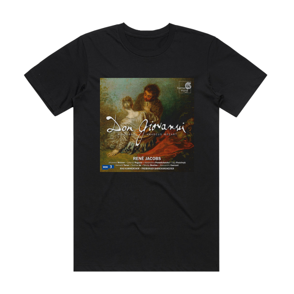 Freiburger Barockorchester Don Giovanni Album Cover T-Shirt Black
