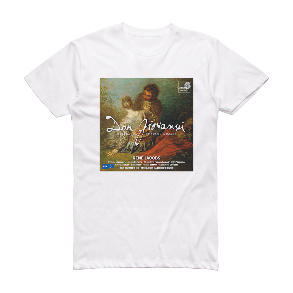 Freiburger Barockorchester Don Giovanni Album Cover T-Shirt White