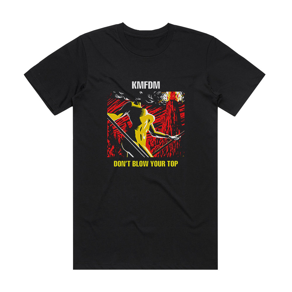 Kmfdm Dont Blow Your Top Album Cover T Shirt Black Album Cover T Shirts