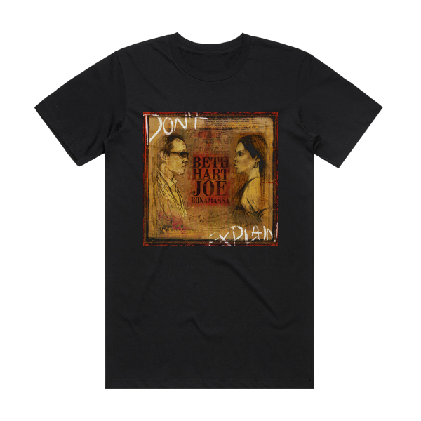 Beth Hart Dont Explain Album Cover T-Shirt Black