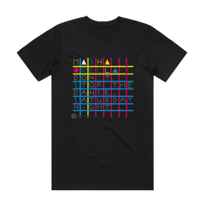 Masha Qrella Dont Stop The Dance Saturday Night Album Cover T-Shirt Black