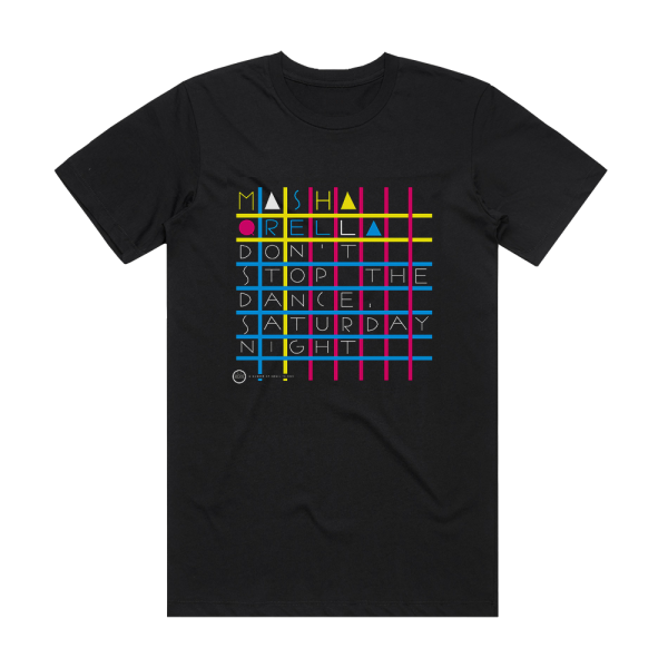 Masha Qrella Dont Stop The Dance Saturday Night Album Cover T-Shirt Black