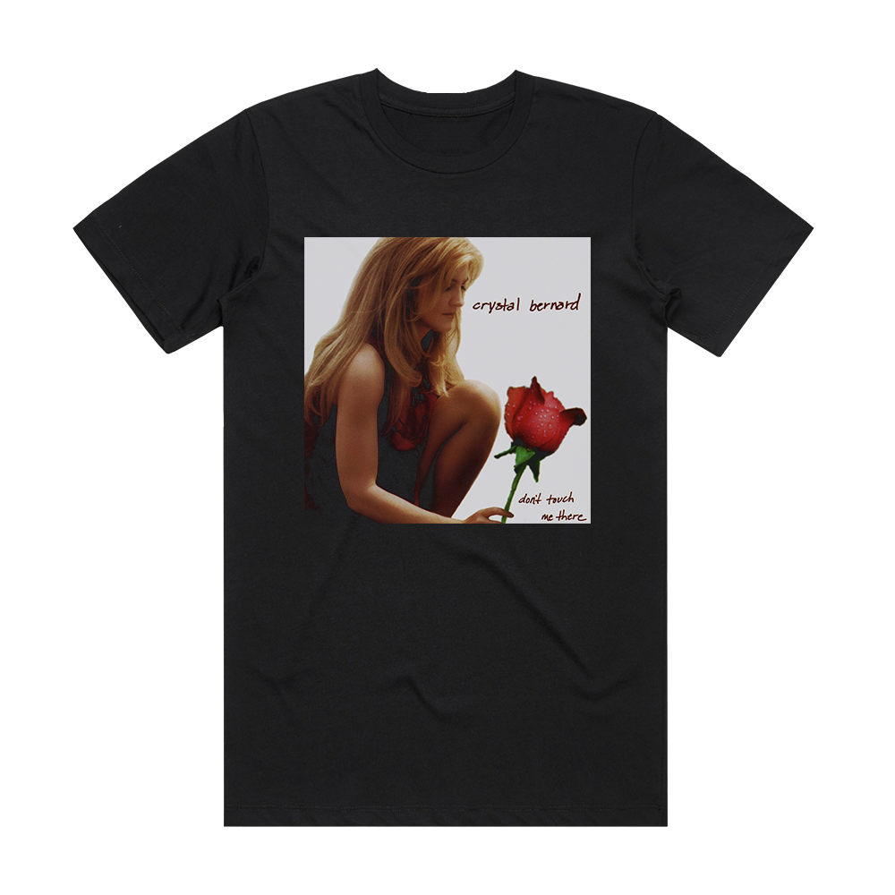 Crystal Bernard Dont Touch Me There Album Cover T-Shirt Black