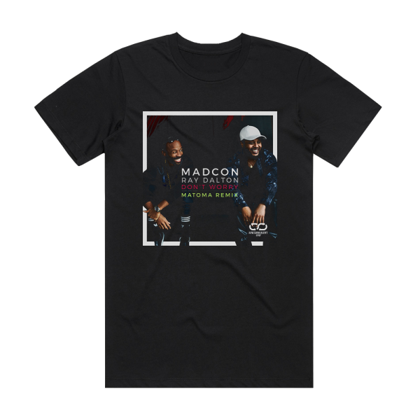 Madcon Dont Worry 2 Album Cover T-Shirt Black