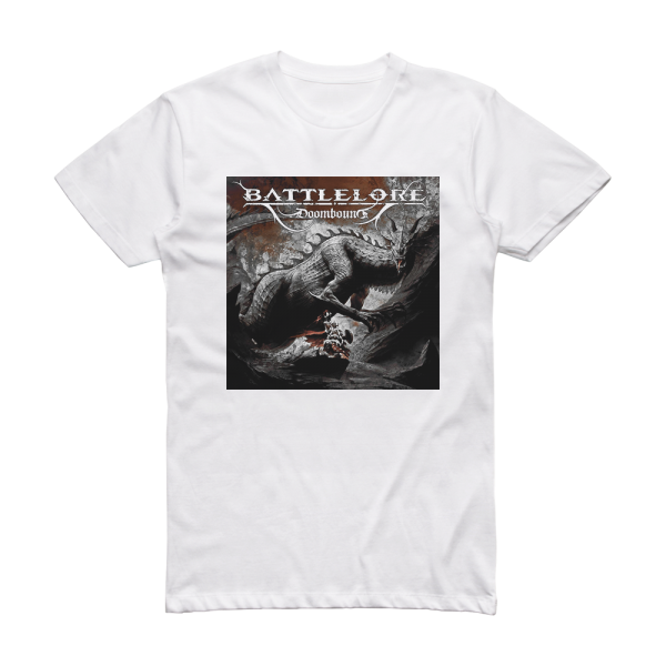 Battlelore Doombound 1 Album Cover T-Shirt White