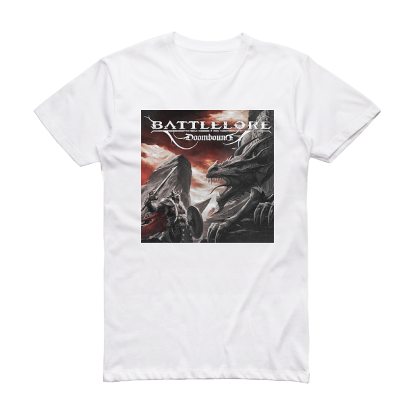 Battlelore Doombound 2 Album Cover T-Shirt White