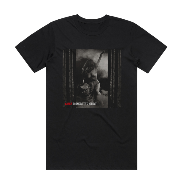 Grails Doomsdayers Holiday Album Cover T-Shirt Black