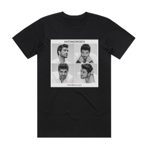 Antonio Orozco Dos Orillas Album Cover T-Shirt Black