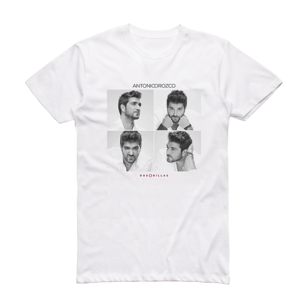 Antonio Orozco Dos Orillas Album Cover T-Shirt White