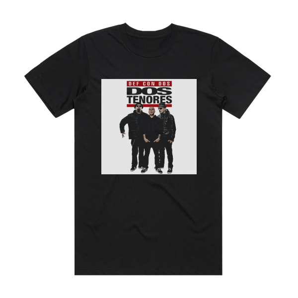 Def Con Dos Dos Tenores Album Cover T-Shirt Black