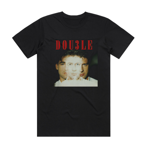 Double Dou3Le Album Cover T-Shirt Black