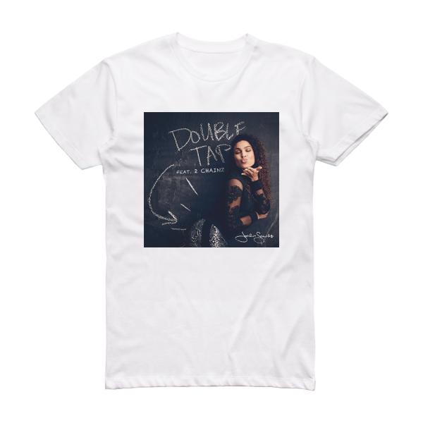 Jordin Sparks Double Tap Album Cover T-Shirt White