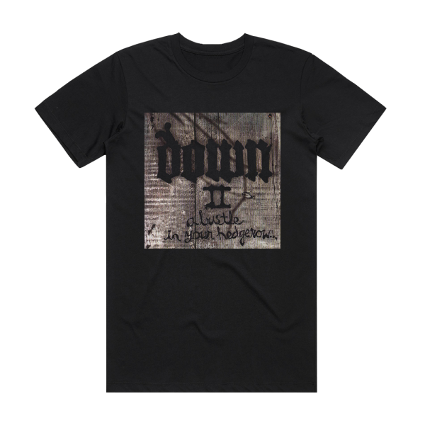 Down Down Ii A Bustle In Your Hedgerow Album Cover T-Shirt Black ...